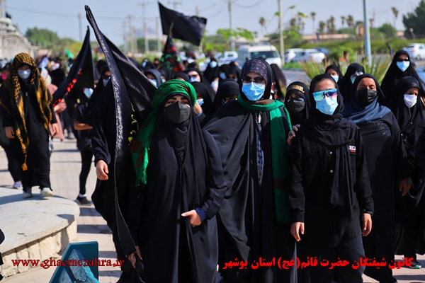 پیاده روی جاماندگان اربعین در بوشهر